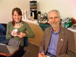 Photo: Alf Håkon Hoel: Julia Bradley-Cook and Ross A. Virginia