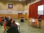 folkemøte med presentasjon