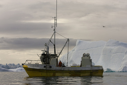 Fishing by iceberg, by Daniel Heaf