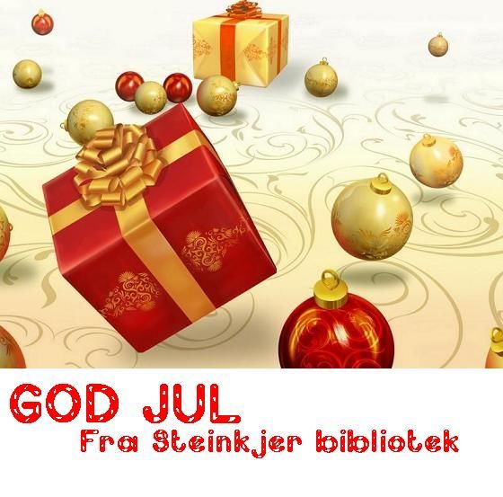 God jul fra Steinkjer bibliotek