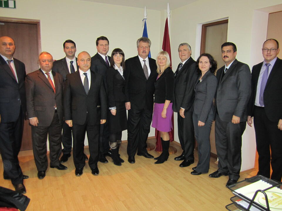 Reception at Latvian Embassy