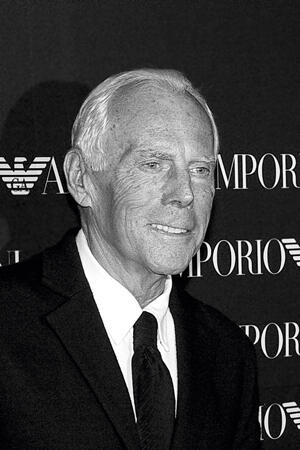 GiorgioArmani portrett BW foto Jan Schroeder