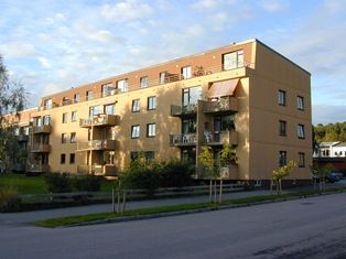 Sannanblokka i Steinkjer. Arkitekt Sverre Olsen