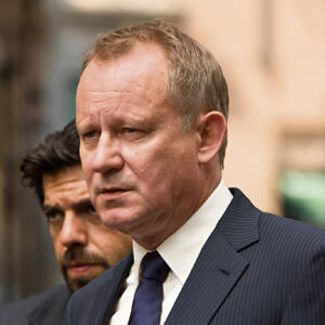 Stellan Skarsgard, center, with Pierfrancesco Favino, left, and Thure Lindhart, right, in Columbia PicturesÕ suspense thriller