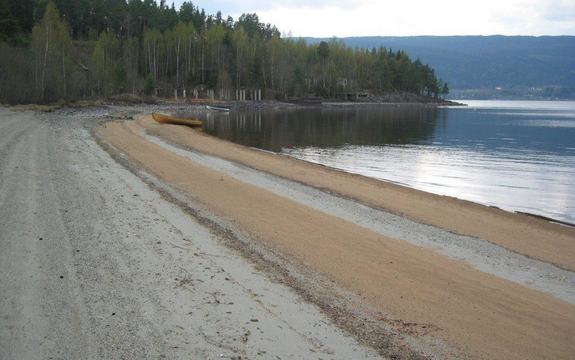 Hytteområdet Kvitsand ligger like sør for Lillehammer.