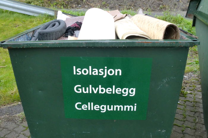 Isolasjon, cellegummi, gulvbelegg