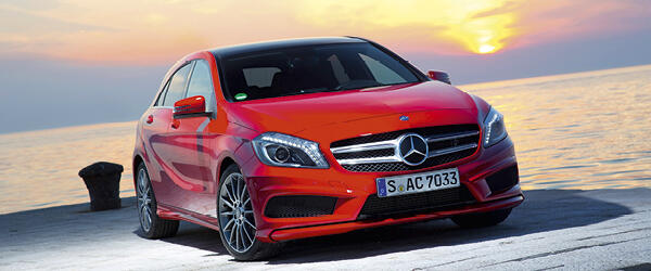 Mercedes A klasse header