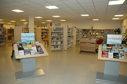 interiør bibliotek
