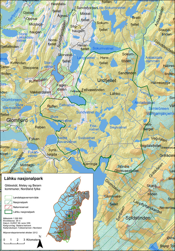 Oversiktskart Lakhu