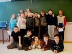 Unge entreprenører: 5. og 6. klasse ved Skibotn skole.