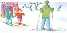 Karsten og Petra på ski