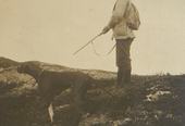 Berge Gjerstad på jakt i 1917