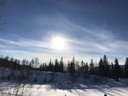 Første grustaket i Randalen