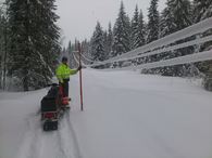 snø på linje montør Arne Haugen2