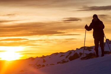 Skitur i solnedgang kan være den lille forskjellen!