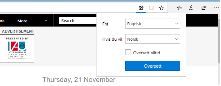 engelsk oversetter til norsk download