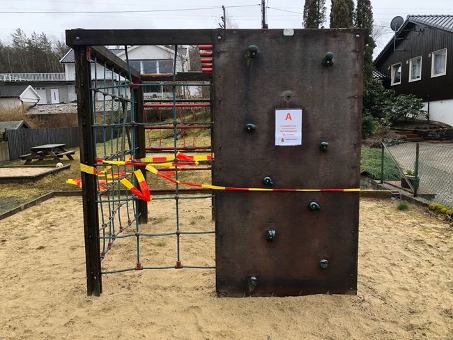 lekeplass sperrebånd