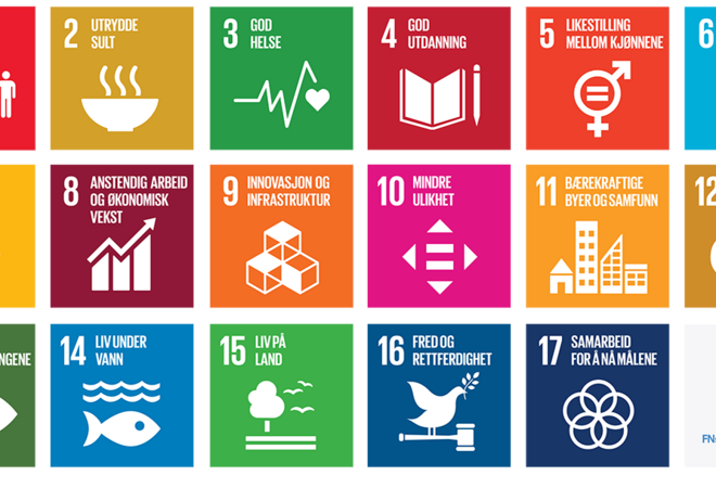 Figur: FNs 17 bærekraftsmål