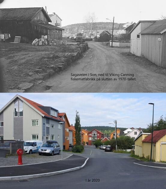 Sagaveien Son  1980-2020 Foto Vestby Historielag