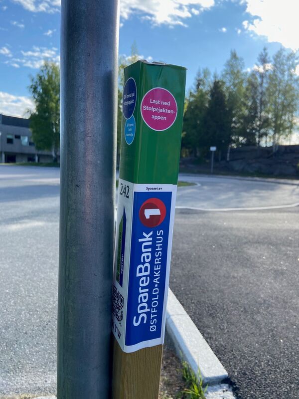 Bli med på Stolpejakten. Foto: Vestby kommune