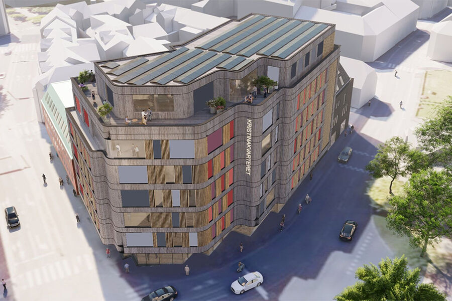 Illustrasjon av Kristinakvarteret