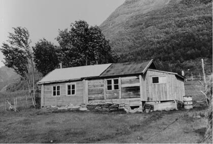 Simonsen-stua fotografert i 1972. Foto: Roald Larsen / Nord-Troms museum