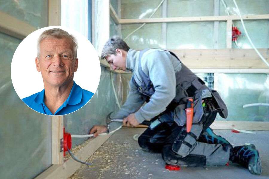 Daglig leder Frank I. Guneriussen hos ELFOB gleder seg over at de formidlet rekordhøyt antall lærlinger til sine medlemsbedrifter i 2021. Foto: Privat. 