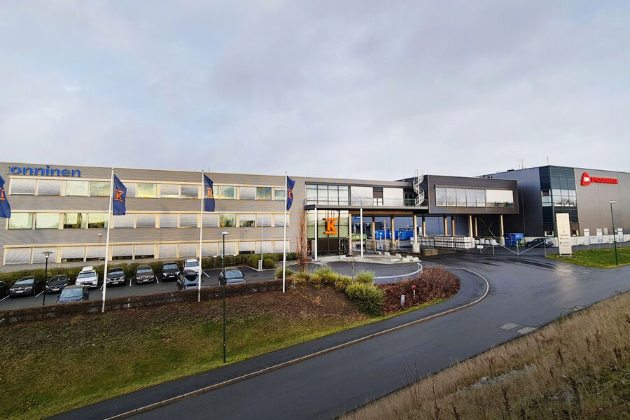 Hovedkontor og lageret til Onninen på Skedsmokorset. Foto: Kesko 