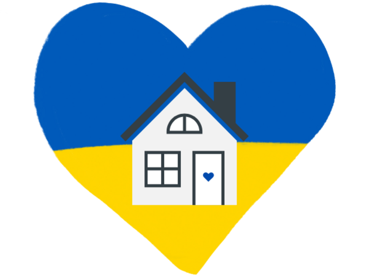 Ukraina flyktninger hus