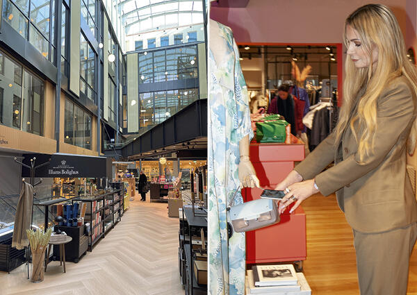 Med mobilen kan du scanne produktene du ønsker deg i butikken rett inn på din digitale gaveliste.