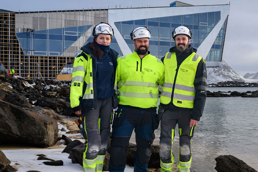 Foto: fra venstre, Elisabeth Larsen, Stian Sannes Pedersen og Jon-Magnus Christensen