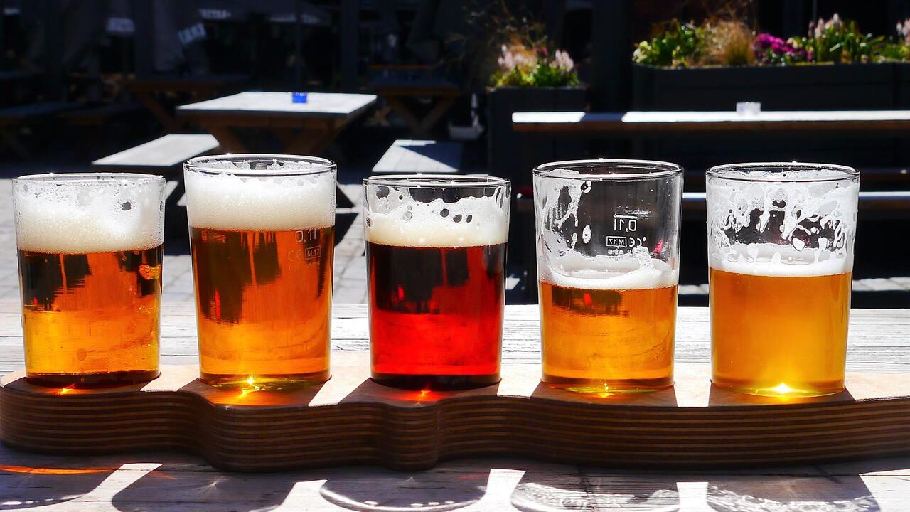 Bilde av øl i ulike varianter