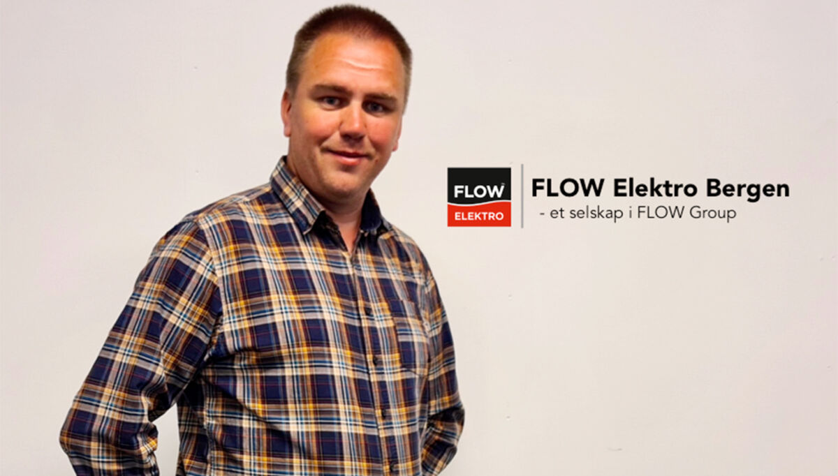 Gustav Riisøen tiltrer stillingen som daglig leder i det nystartede selskap FLOW Elektro Bergen.