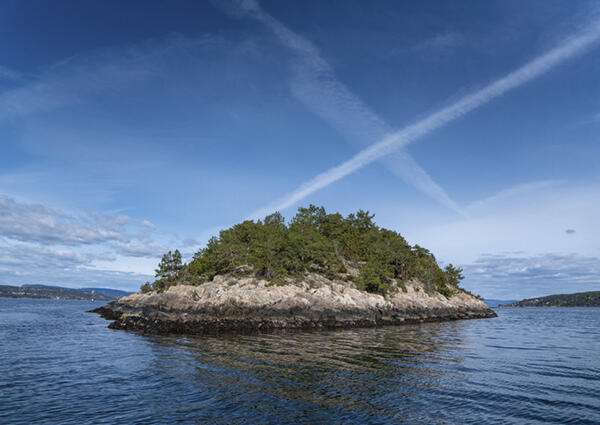 Lågøya, Oslofjorden. Foto: Linn Hines, DNT