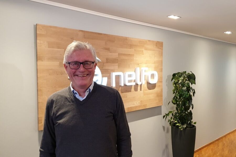 Tore Strandskog, næringspolitisk direktør i Nelfo, møtte klima- og miljøminister Espen Barth Eide 13. juni med en klar beskjed. Foto: Nelfo. 