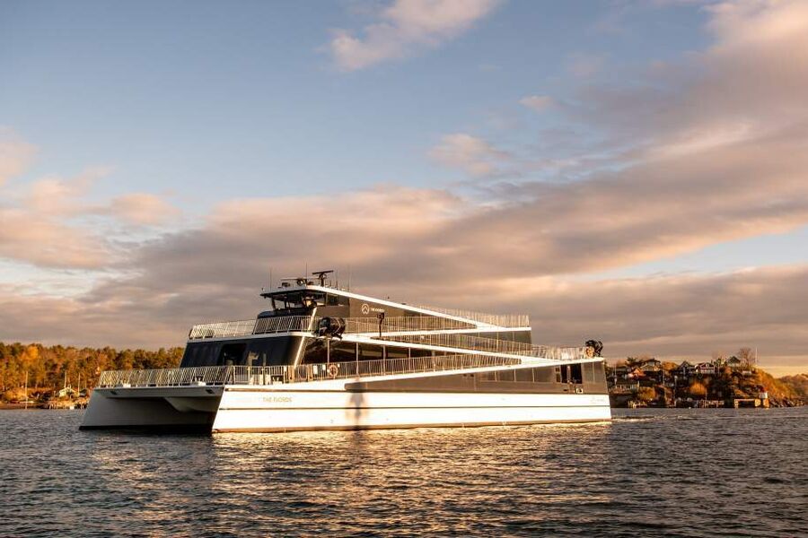 En rekke aktører i fornybarnæringen har leid Legacy of the Fjords som møteplass under Arendalsuka.