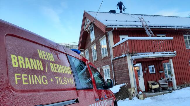 Brann og redning på taket Geir Inge Fiske