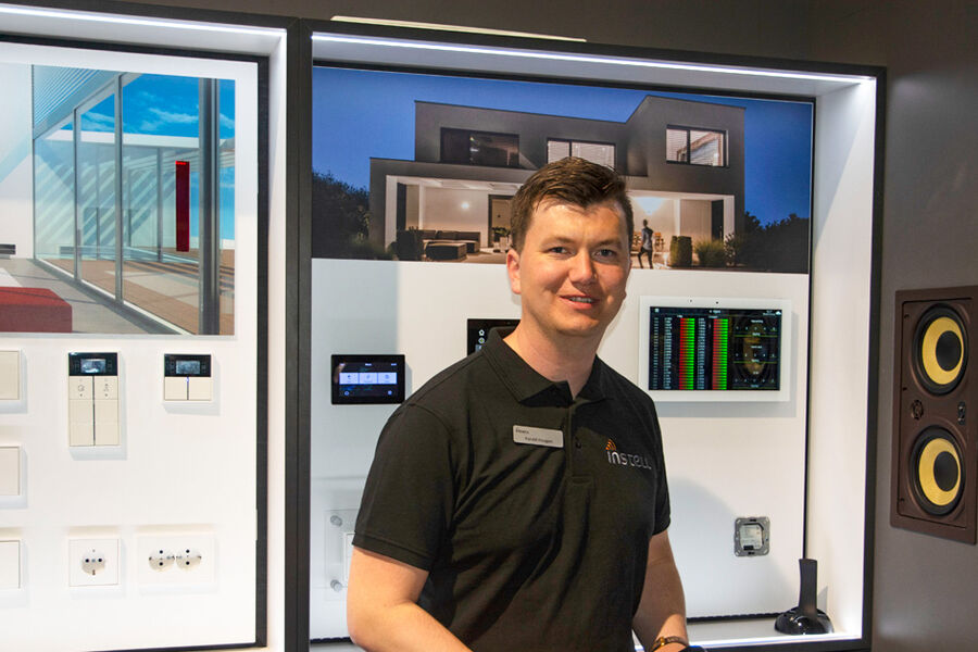 Foto: Harald Haugen, distriktsansvarlig og produktansvarlig KNX i Instell. 