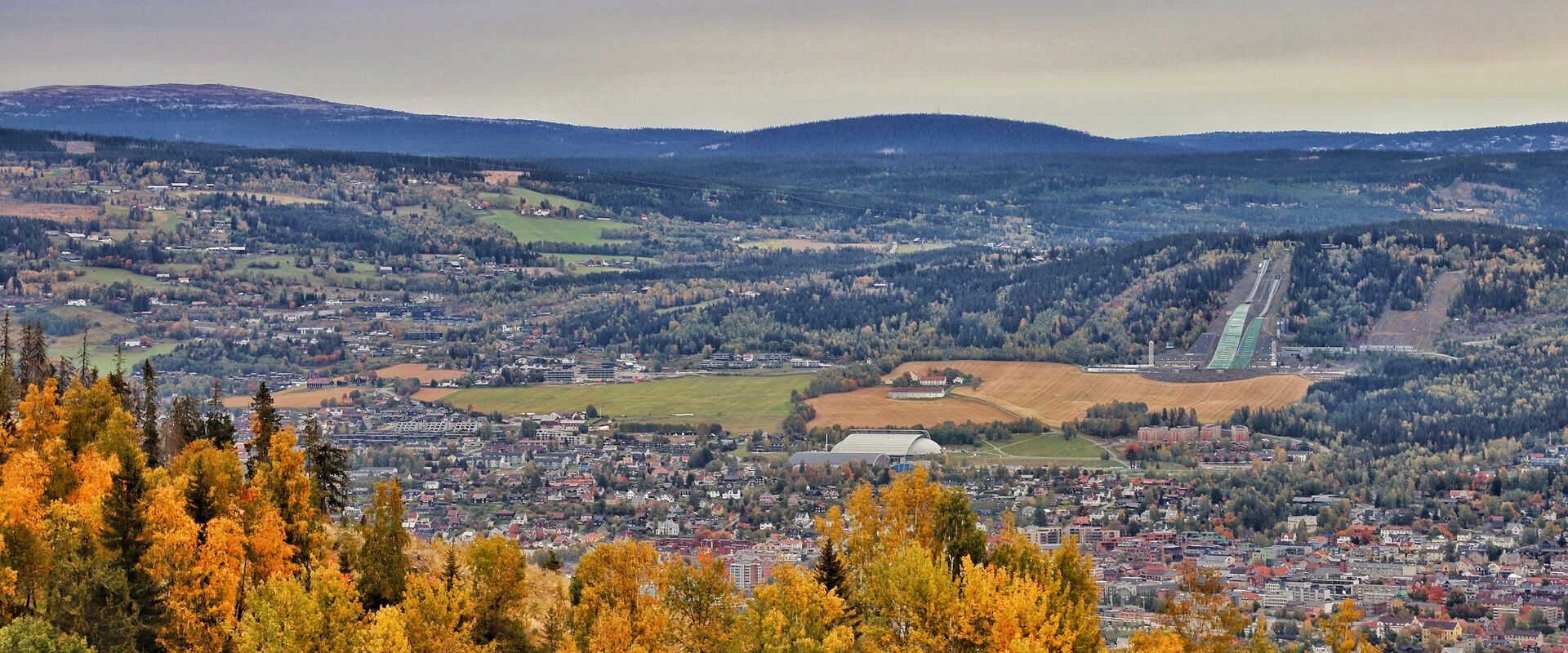utsikt Lillehammer høst