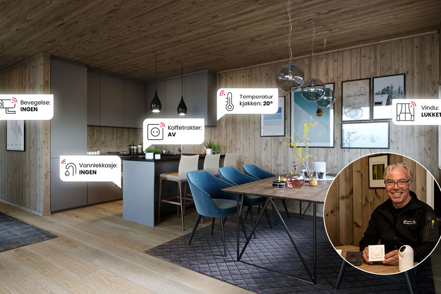 - Det har vært en stor økning av kunder som ønsker å installere smartsystemer de siste årene, sier Tor Rønning, daglig leder i Engerdal Elektro.