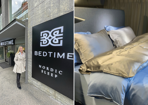 Du finner den flotte Bedtimebutikken i Stortingsgaven 30. | Silke er det mest lukseriøse materialet du kan velge som sengetøy. 