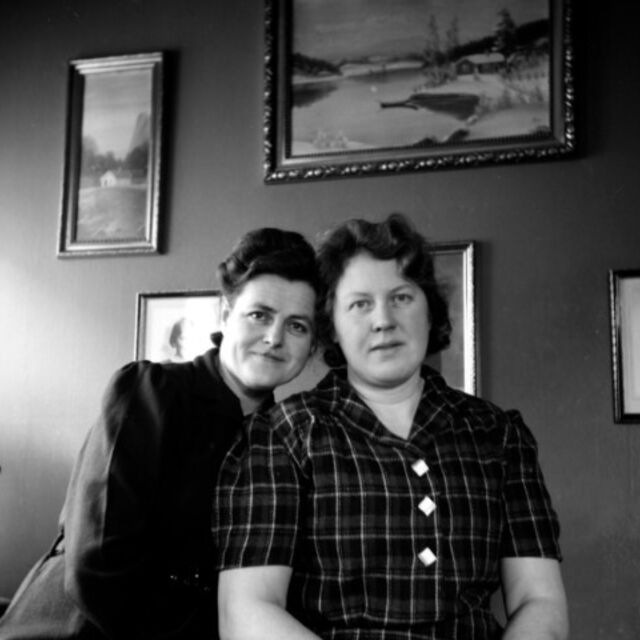 Elen Loftesnes og Mathilde Pettersen. Foto frå Elen Loftesnes sitt arkiv/Vestland fylkeskommune