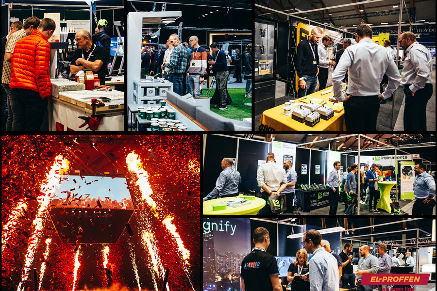 Det var elektrisk stemning tre dager til ende under EL-PROFFENS messe i Sørlandshallen. 