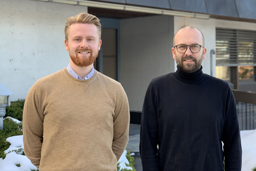 Fra venstre: Pål Magnus Hannisdal og Ole Jørgen Øvreberg