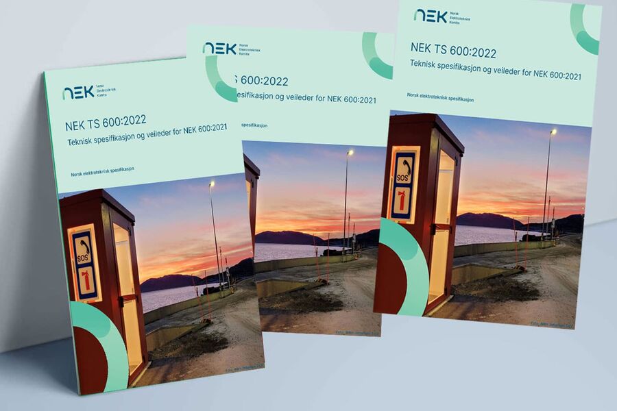NEK TS 600 bygger på kravene i NEK 600.