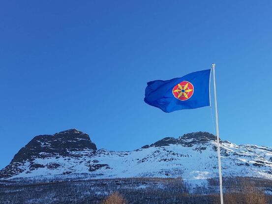kvensk flagg storfjord