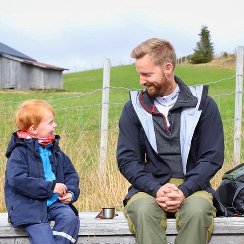 Familie på tur