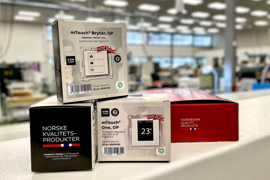 CTM Lyng produserer blant annet termostater, dimmere og komfyrvakter i Norge.