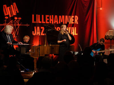 Konsert med Ine og Edvard Hoem under Dølajazz i 2021