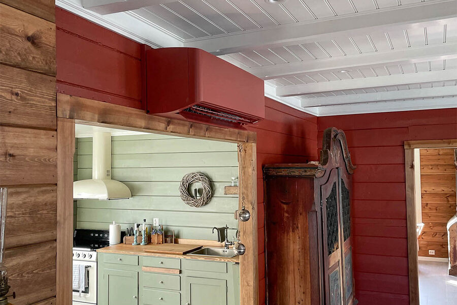 Innedel på en innervegg går fint an. Foto: Lunheim Elektro.